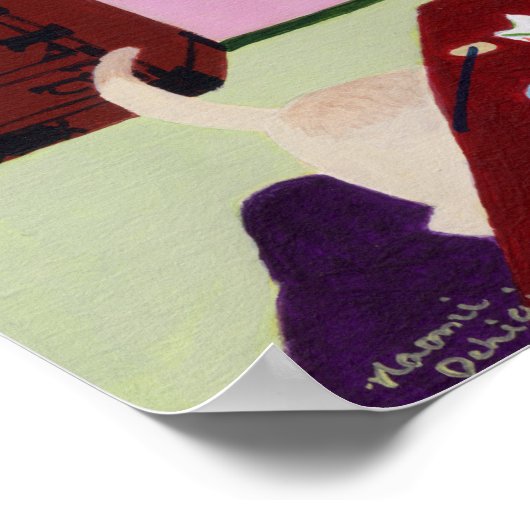 Sushi Party Labradors Artwork Poster (Hoek)