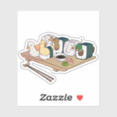 Sushi party MAXI Sticker (Vel)
