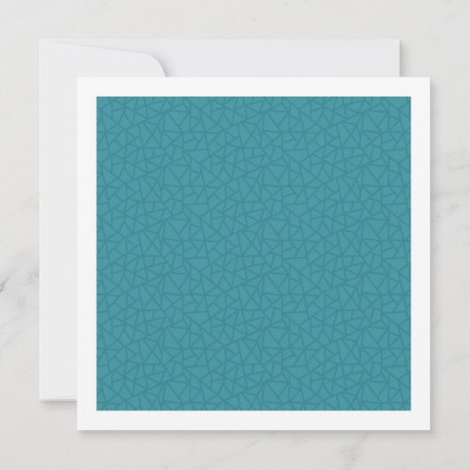 Sushi Party Platte Uitnodiging (Achterkant)