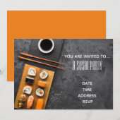 Sushi Party Stijlvolle Japanse partij Kaart (Voorkant / Achterkant)