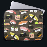 Sushi Party - Sushi Rolls, Sashimi, Wasabi, Ginger Laptop Sleeve<br><div class="desc"></div>