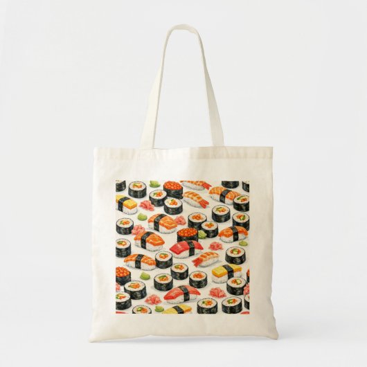 Sushi Patroon Tote Bag (Voorkant)