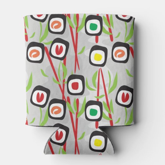 Sushi Pattern Blikjeskoeler (Achterkant)