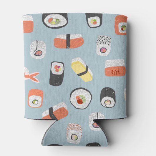 Sushi Pattern Blikjeskoeler (Achterkant)