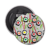Sushi Pattern Button Flesopener (Voorkant)