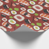 Sushi Pattern Cadeaupapier (Hoek)
