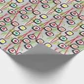 Sushi Pattern Cadeaupapier (Hoek)