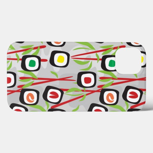 Sushi Pattern Case-Mate iPhone Case (Achterkant (horizontaal))