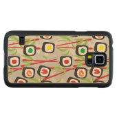 Sushi Pattern Esdoorn Galaxy S5 Slim Hoesje (Voorkant (horizontaal))