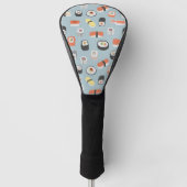 Sushi Pattern Golfheadcover (Voorkant)