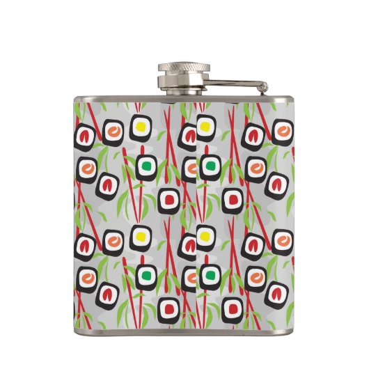 Sushi Pattern Heupfles (Achterkant)