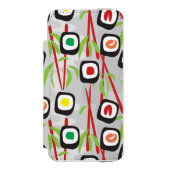 Sushi Pattern Incipio iPhone Portemonnee Hoesje (Voorkant Agenda)
