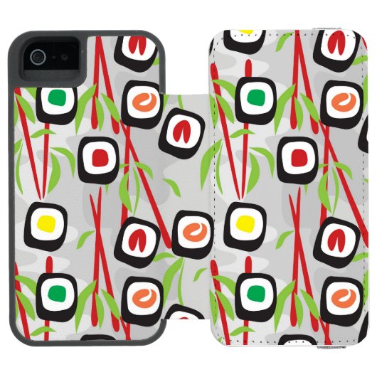 Sushi Pattern Incipio iPhone Portemonnee Hoesje (Agenda Open)