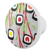 Sushi Pattern Keramische Knop (Rechts)