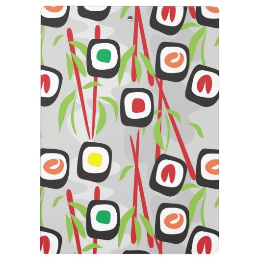 Sushi Pattern Klembord (Achterkant)