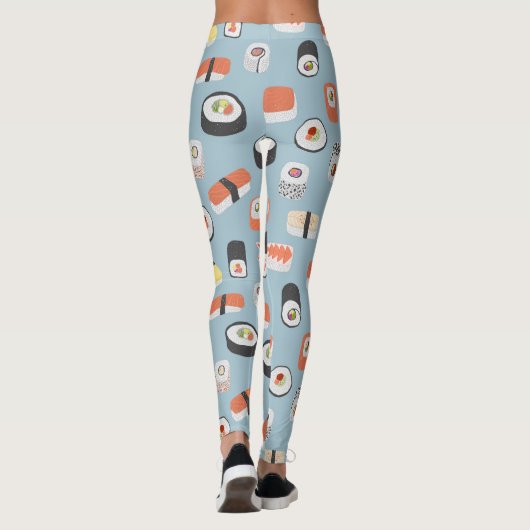 Sushi Pattern Leggings (Achterkant)