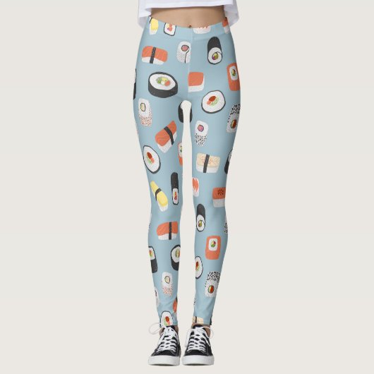 Sushi Pattern Leggings (Voorkant)