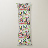 Sushi Pattern Lichaamskussen (Achterkant (Verticaal))