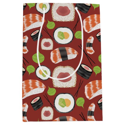 Sushi Pattern Medium Cadeauzakje (Voorkant)