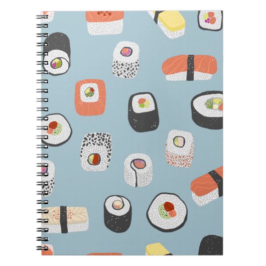 Sushi Pattern Notitieboek (Voorkant)