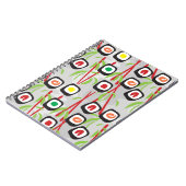 Sushi Pattern Notitieboek (Linkerzijde)