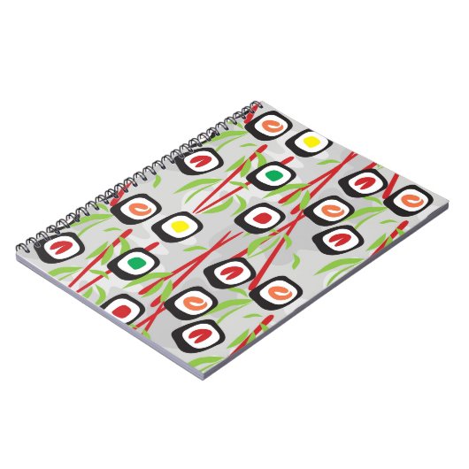 Sushi Pattern Notitieboek (Linkerzijde)