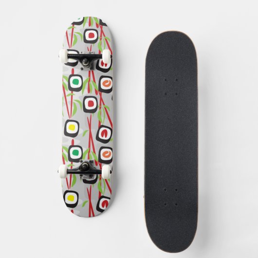 Sushi Pattern Persoonlijk Skateboard (Voorkant)