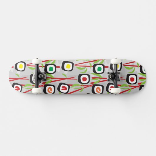 Sushi Pattern Persoonlijk Skateboard (Horizontaal)