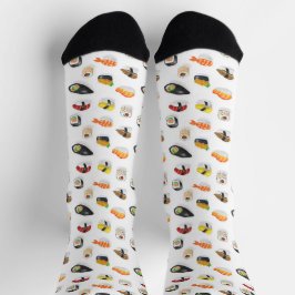 Sushi Pattern Sokken