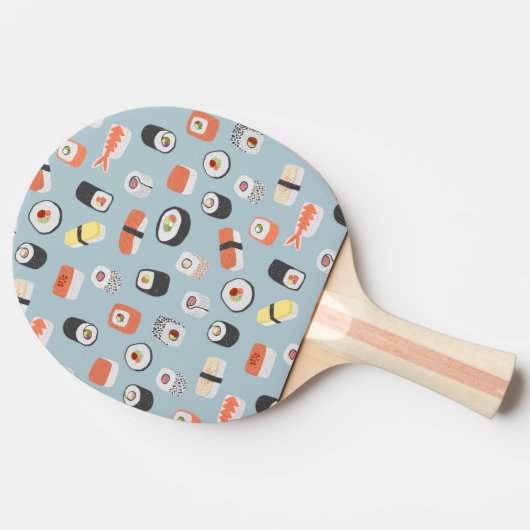 Sushi Pattern Tafeltennisbatje (Zijkant)