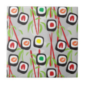 Sushi Pattern Tegeltje (Voorkant)