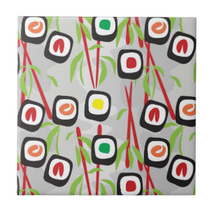Sushi Pattern Tegeltje