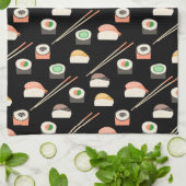 Sushi Pattern Theedoek (Gevouwen)