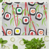 Sushi Pattern Theedoek (Gevouwen)
