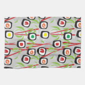 Sushi Pattern Theedoek (Horizontaal)
