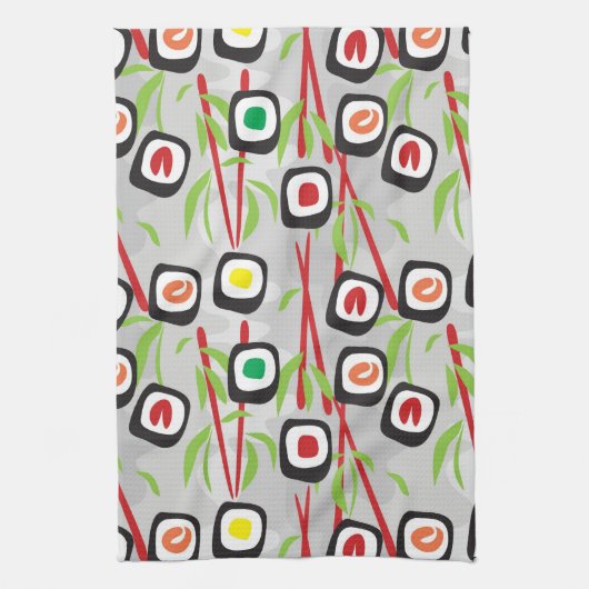 Sushi Pattern Theedoek (Verticaal)