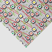 Sushi Pattern Tissuepapier (Detail)