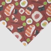 Sushi Pattern Tissuepapier (Detail)