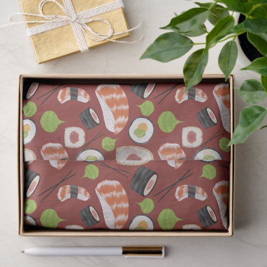 Sushi Pattern Tissuepapier (Geschenk)