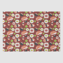 Sushi Pattern Tissuepapier