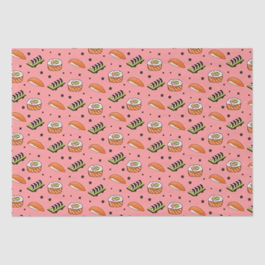 Sushi Pattern Tissuepapier (Voorkant)
