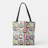 Sushi Pattern Tote Bag (Achterkant)