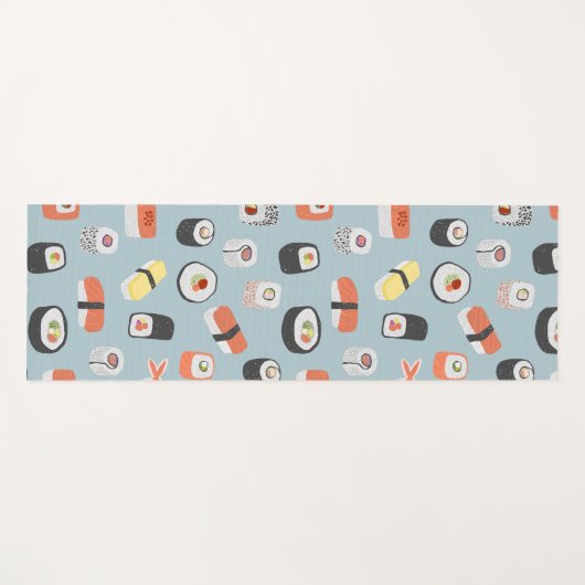 Sushi Pattern Yogamat (Voorkant (horizontaal))