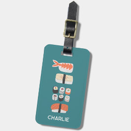 Sushi Persoonlijk Bagagelabel