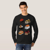 SUSHI PERZISCHE KAT VOOR KAT T-SHIRT (Voorkant volledig)