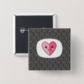 Sushi Pin Vierkante Button 5,1 Cm (Voorkant /achterkant)