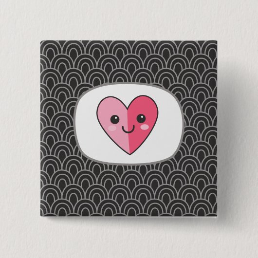 Sushi Pin Vierkante Button 5,1 Cm (Voorkant)