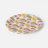 Sushi Pink Party Paper Bord - Speciale gelegenhede (Gekanteld)