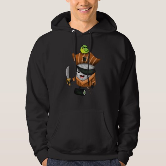 Sushi pirate hoodie (Voorkant)