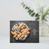 Sushi Platter Briefkaart (Staand voorkant)